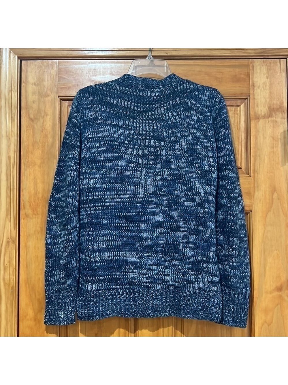 PINK Rose Cardigan Women's Medium Blue V Neck - Picture 3 of 3